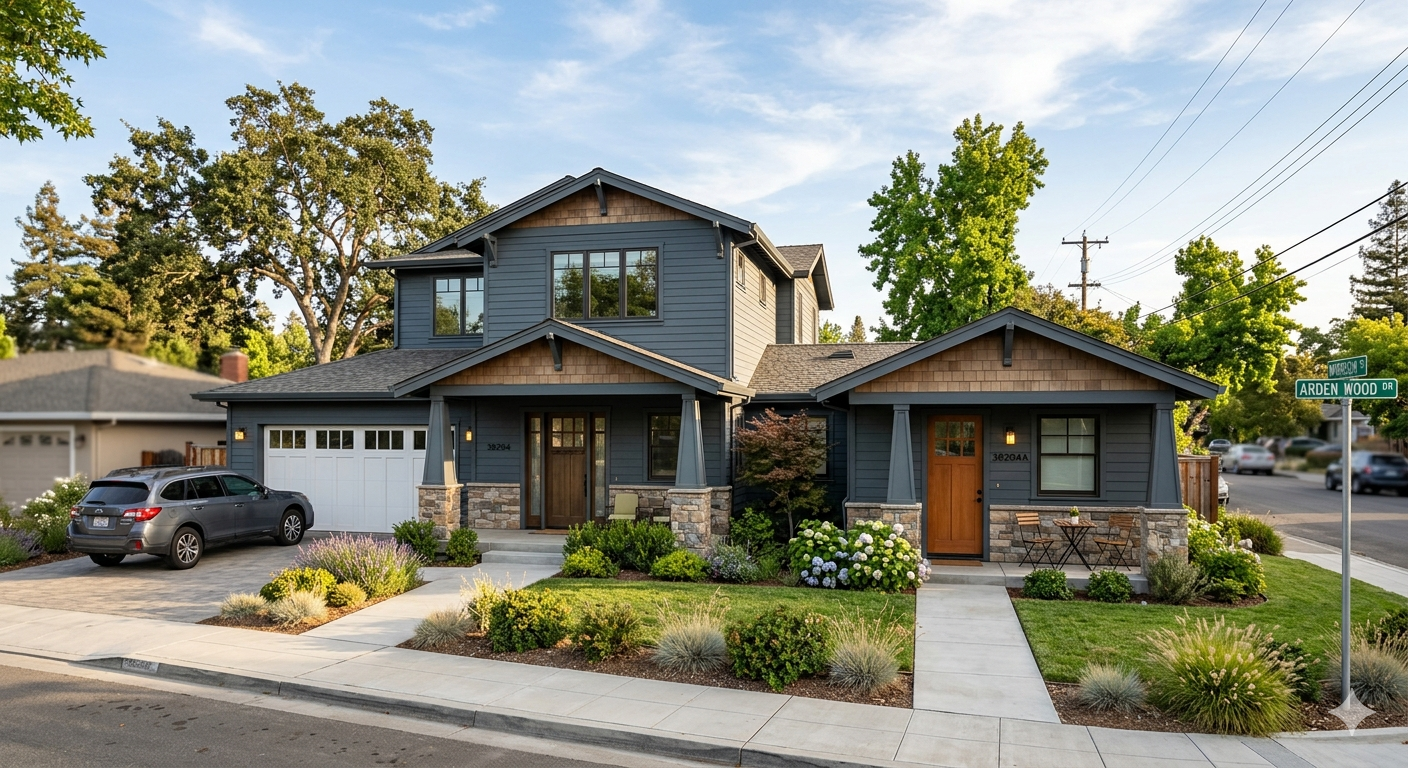 Fremont residential home with ADU
